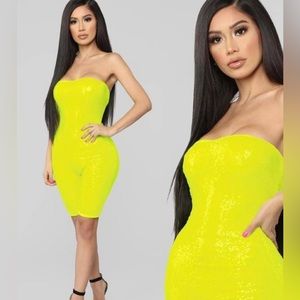 Neon sequin romper